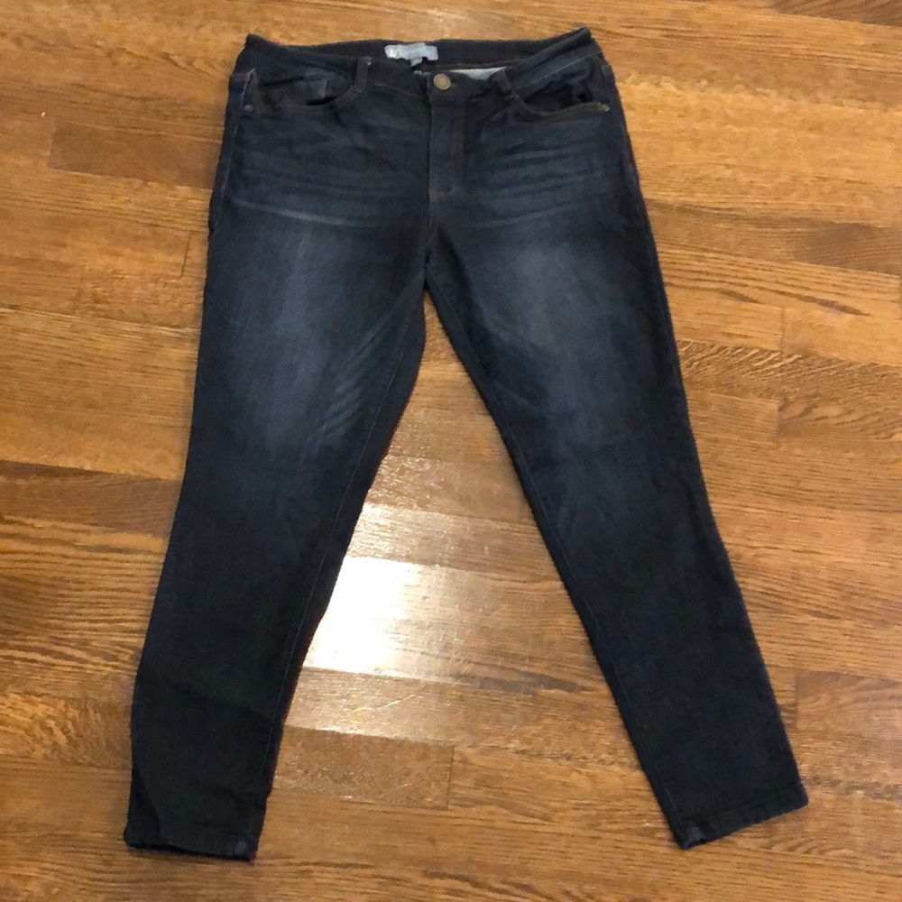 Wit & Wisdom - dark wash skinny jeans. 12P